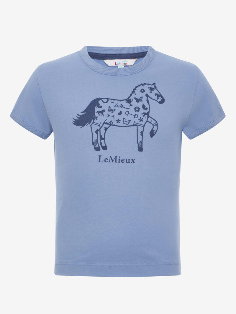 LeMieux Mini Alex T-Shirt - Powder Blue - Vision Saddlery