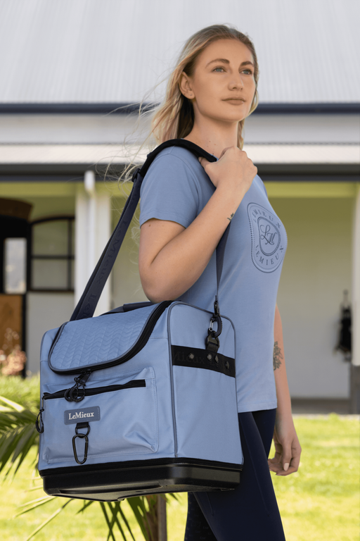 LeMieux Elite Pro Grooming Bag - Powder Blue - Vision Saddlery