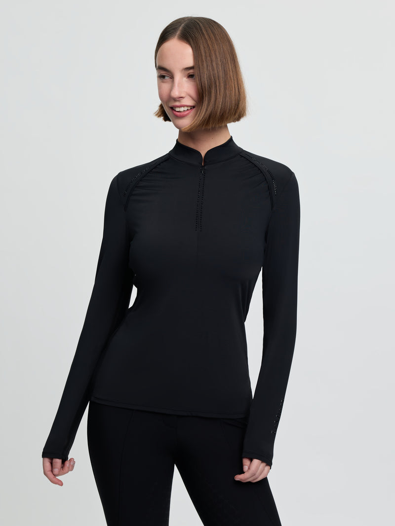 Lemieux Brilliance Heyden Lightweight Base Layer Black - Vision Saddlery