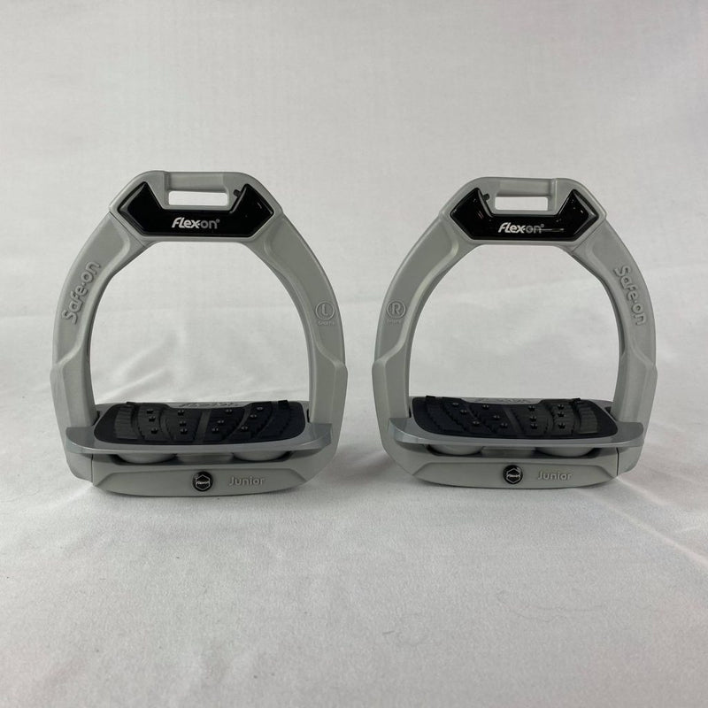 Flex-On JUNIOR "Safe-On" Safety Stirrups - Various Colours - Vision Saddlery