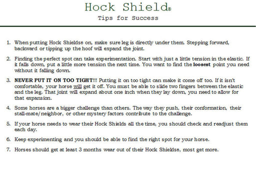 Hock Shield Ultra - Vision Saddlery