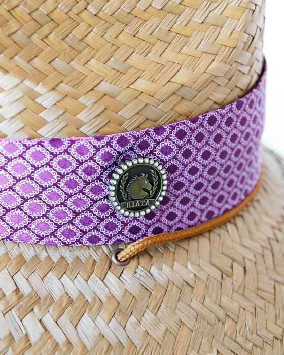 Riata Designs Original Hat -  Amethyst Double Wrap