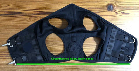 Fenwick Liquid Titanium Mask with EARS and Velcro Straps - Vision Saddlery