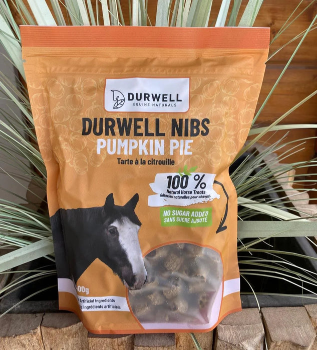 Durwell Equine Naturals Nibs Horse Treats: Pumpkin Pie (NO SUGAR)