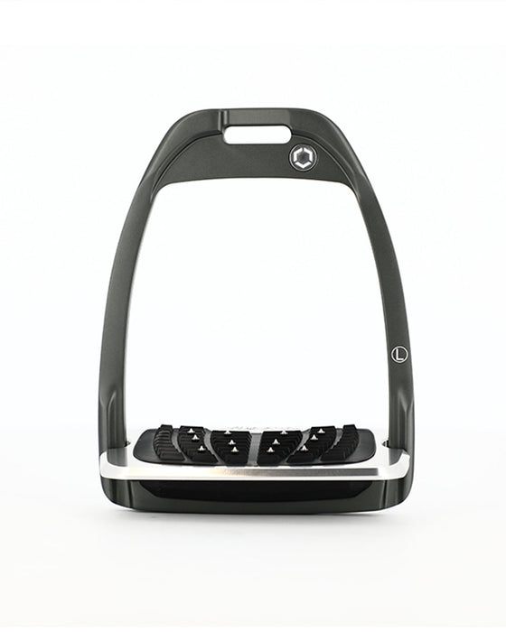 Flex-on Aluminium Hunter Ultra Grip INCLINED FOOTBED Stirrups - Vision Saddlery