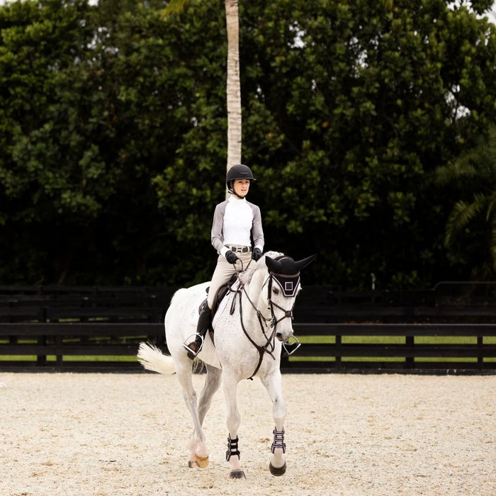 TKEQ SLOAN Long Sleeve Competition Top - OPAL - Vision Saddlery