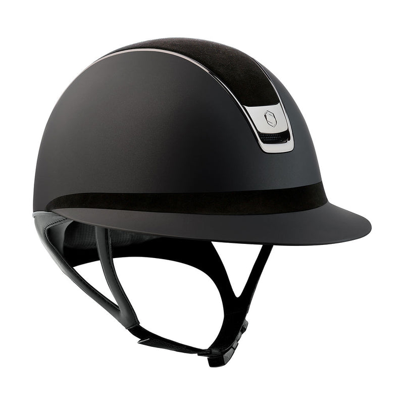 SAMSHIELD MISS SHIELD SHADOWMATT 2.0 Helmet - Alcantara Top/Band - Vision Saddlery