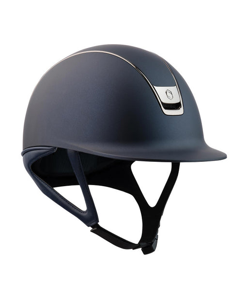 SAMSHIELD 2.0 SHADOW MATT Helmet- BLUE - Vision Saddlery