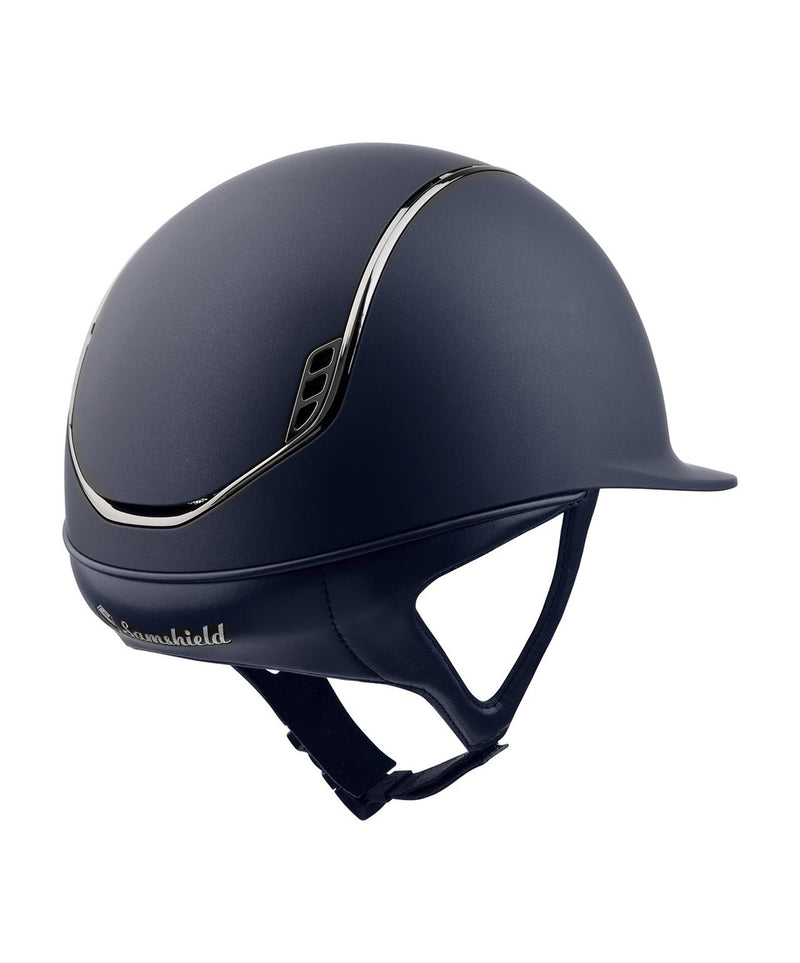 SAMSHIELD 2.0 SHADOW MATT Helmet- BLUE - Vision Saddlery