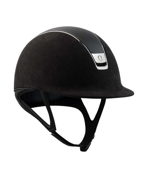 SAMSHIELD 2.0  PREMUIM Helmet- Alcantara with Leather Top - Vision Saddlery