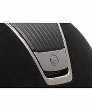 SAMSHIELD 2.0  PREMUIM Helmet- Alcantara with Leather Top - Vision Saddlery