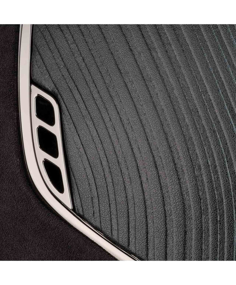 SAMSHIELD 2.0  PREMUIM Helmet- Alcantara with Leather Top - Vision Saddlery