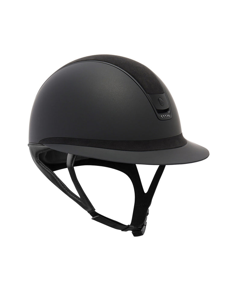 SAMSHIELD 2.0 MISS SHIELD Helmet- Alcantara Top/Band & 5 Crystals - Vision Saddlery