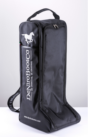 Deniro Standard Boot Bag - Black - Vision Saddlery