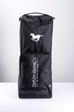 Deniro Superior Boot Bag - Black - Vision Saddlery