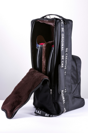 Deniro Superior Boot Bag - Black - Vision Saddlery