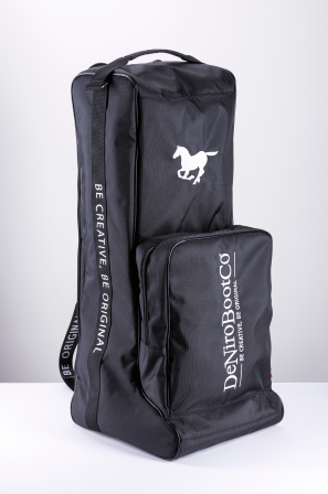 Deniro Superior Boot Bag - Black - Vision Saddlery