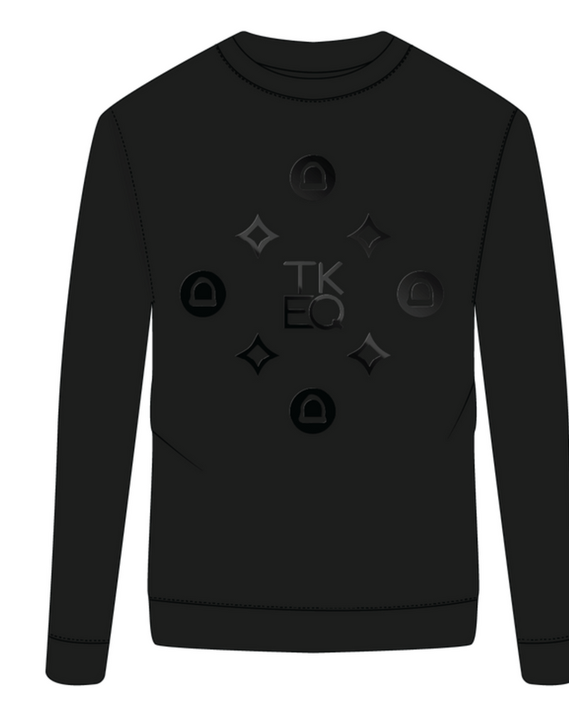 TKEQ MONOGRAM Printed Pullover - 2 Colours - Vision Saddlery