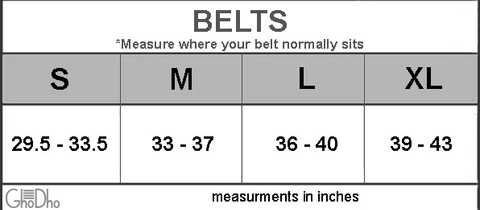 GhoDho Cruelty Free Belt - Lotus - Vision Saddlery