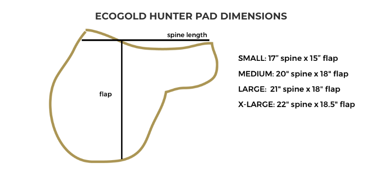 EcoGold Secure Hunter Pad - Vision Saddlery