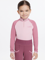 CLEARANCE-LeMieux MINI Long Sleeve Base Layer - BLOSSOM - Vision Saddlery