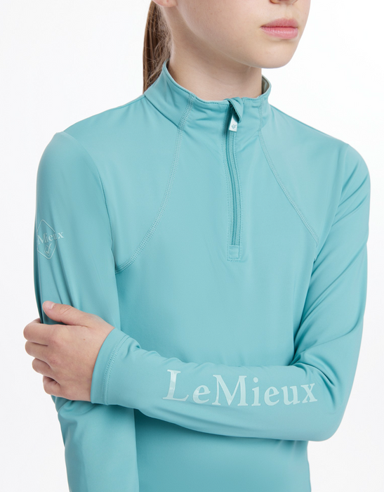 CLEARANCE-LeMieux Young Rider Base Layer - LAGOON - Vision Saddlery