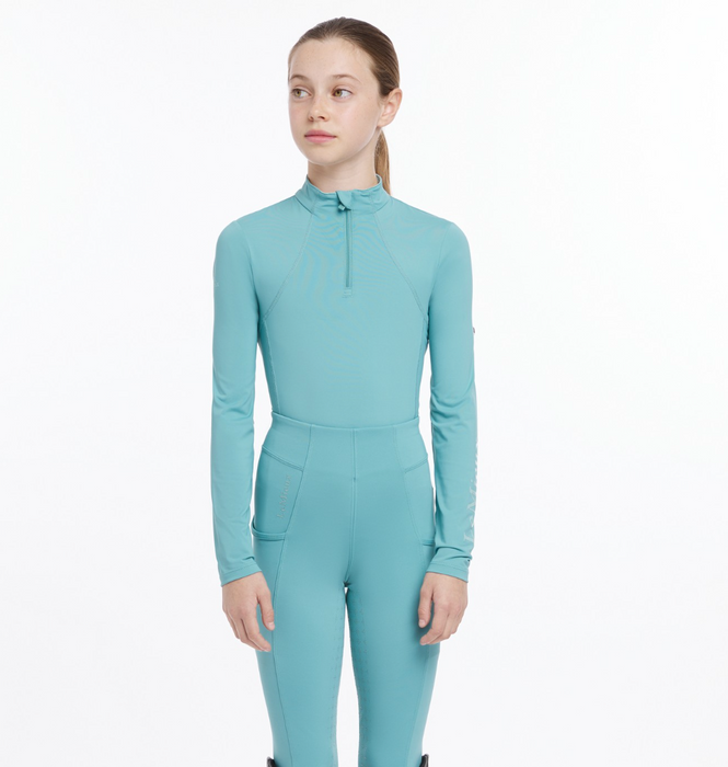 CLEARANCE-LeMieux Young Rider Base Layer - LAGOON - Vision Saddlery