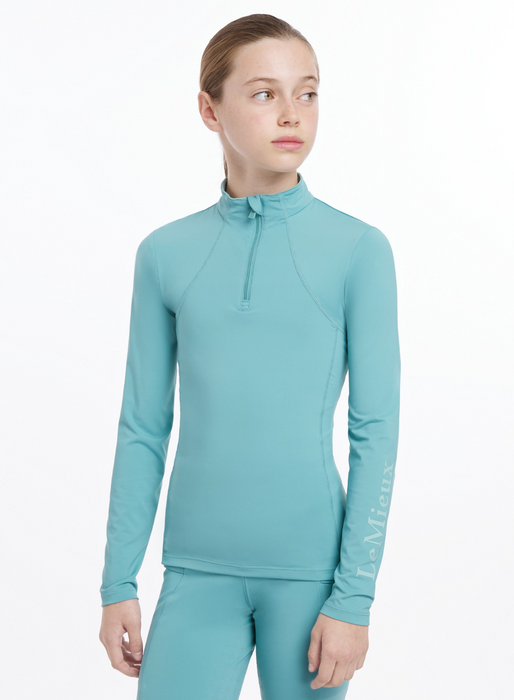 CLEARANCE-LeMieux Young Rider Base Layer - LAGOON - Vision Saddlery