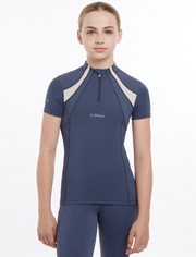 LeMieux Young Rider Short Sleeve Mia Mesh Base Layer - DUSK - Vision Saddlery