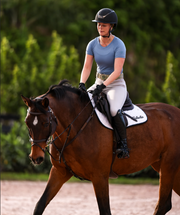 TKEQ Kennedy Seamless 2.0 Short Sleeve - DENIM - Vision Saddlery