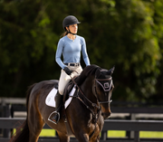 TKEQ Kennedy Seamless 2.0 Long Sleeve - DENIM - Vision Saddlery