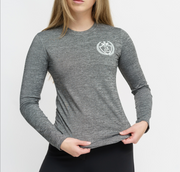 TKEQ Crest Long Sleeve Shirt - PEPPER - Vision Saddlery