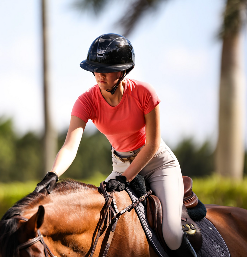 TKEQ Kennedy Seamless 2.0 Short Sleeve - JUICY - Vision Saddlery