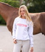 TKEQ Equestrian Athletics Sweatshirt - Ash/Juicy - Vision Saddlery