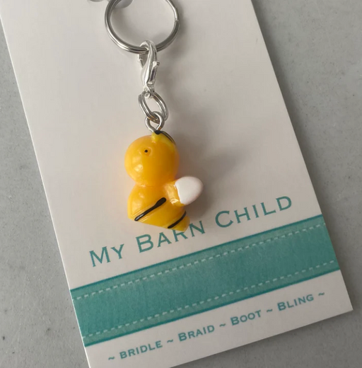 Assorted My Barn Child bridle charms featuring colorful, decorative designs for horse tack accessories.