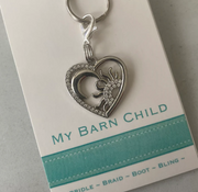 🇨🇦 My Barn Child Bridle Charms - SILVER - Vision Saddlery
