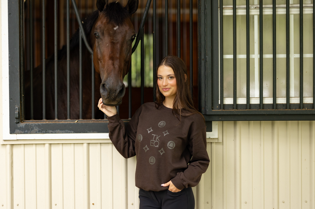 TKEQ MONOGRAM Printed Pullover - 2 Colours