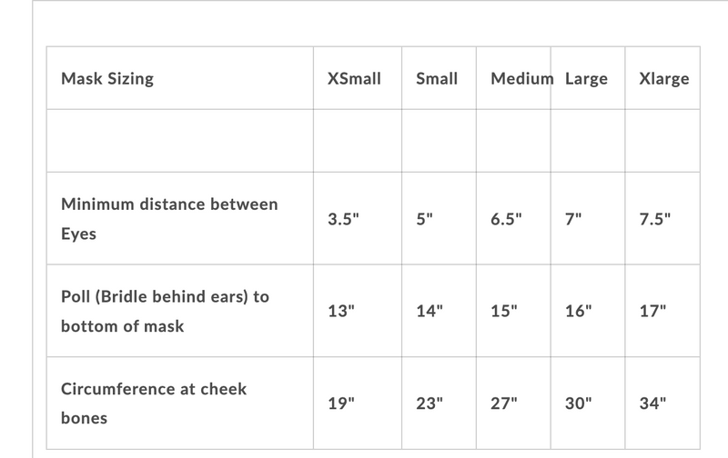 Fenwick Liquid Titanium Mask with EARS and Velcro Straps - Vision Saddlery