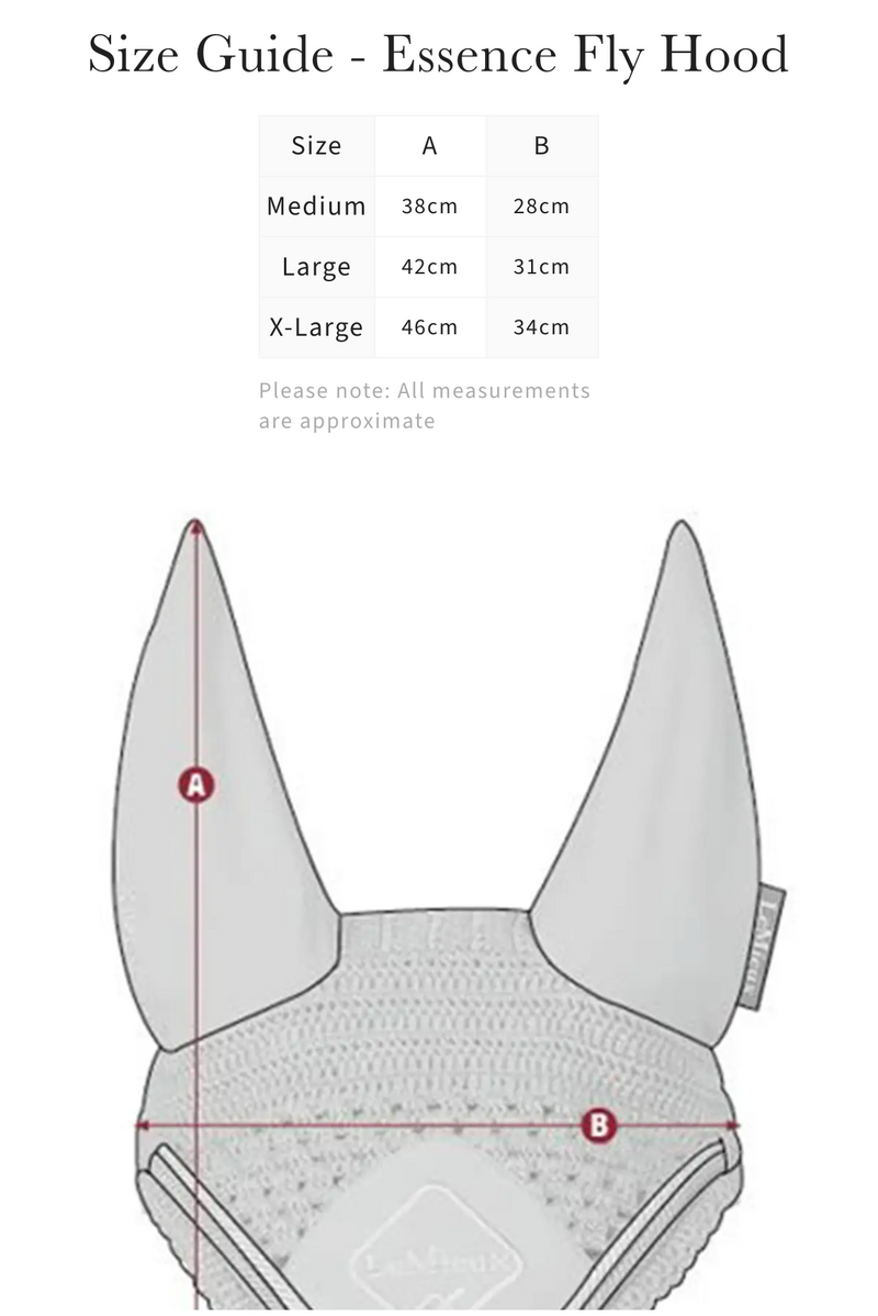 LeMieux Essence Fly Hood - ROSEWOOD - Vision Saddlery