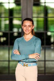 TKEQ Kennedy Seamless 2.0 Long Sleeve - SCUBA - Vision Saddlery