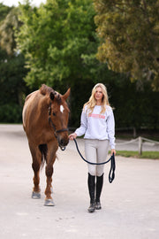 TKEQ Equestrian Athletics Sweatshirt - Ash/Juicy - Vision Saddlery