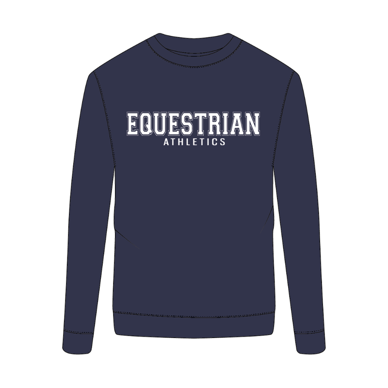 TKEQ Pullover Printed | EQUESTRIAN Navy/White