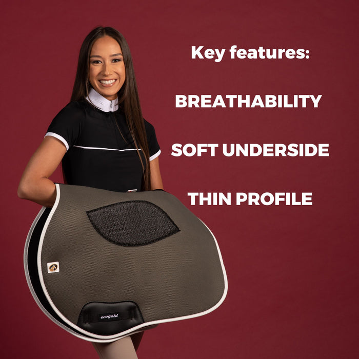 EcoGold "LEAF" Jumper Saddle Pad - Various Colours - Vision Saddlery