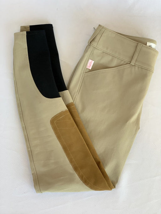 Tailored Sportsman Mid Weight Technical Breeches with Clarino Patch - Vision Saddlery