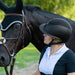 Tipperary Caledon Helmet with MIPS, Wide Brim -  Sparkle Gloss - Vision Saddlery