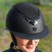Tipperary Caledon Helmet with MIPS, Wide Brim -  Sparkle Gloss - Vision Saddlery
