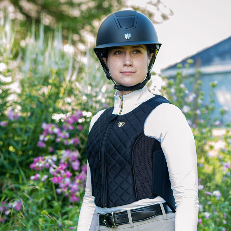 Tipperary Devon Helmet with MIPS, Wide Brim - Matte or Sparkle Top - Vision Saddlery