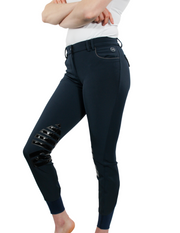 Vision Apparel, The Schooling Breech 1 - NAVY - Vision Saddlery