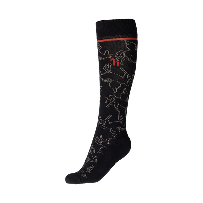 Horze Pegasus KIDS Winter Riding Socks - CAVIAR