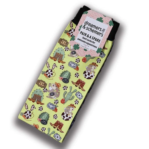 Dreamers & Schemers Boot Sock - Buckle Bunny - Vision Saddlery